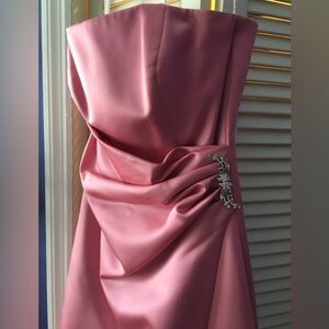 Pink bridesmaid dress
